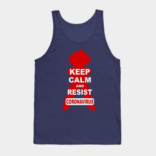 Resist coronavirus Tank Top